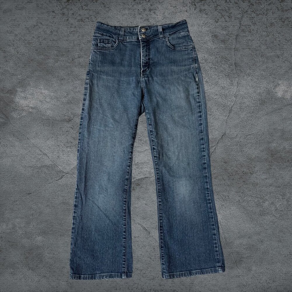 NYDJ Exclusively for Nordstrom Bootcut Women's Curvy Rhinestones Size 8